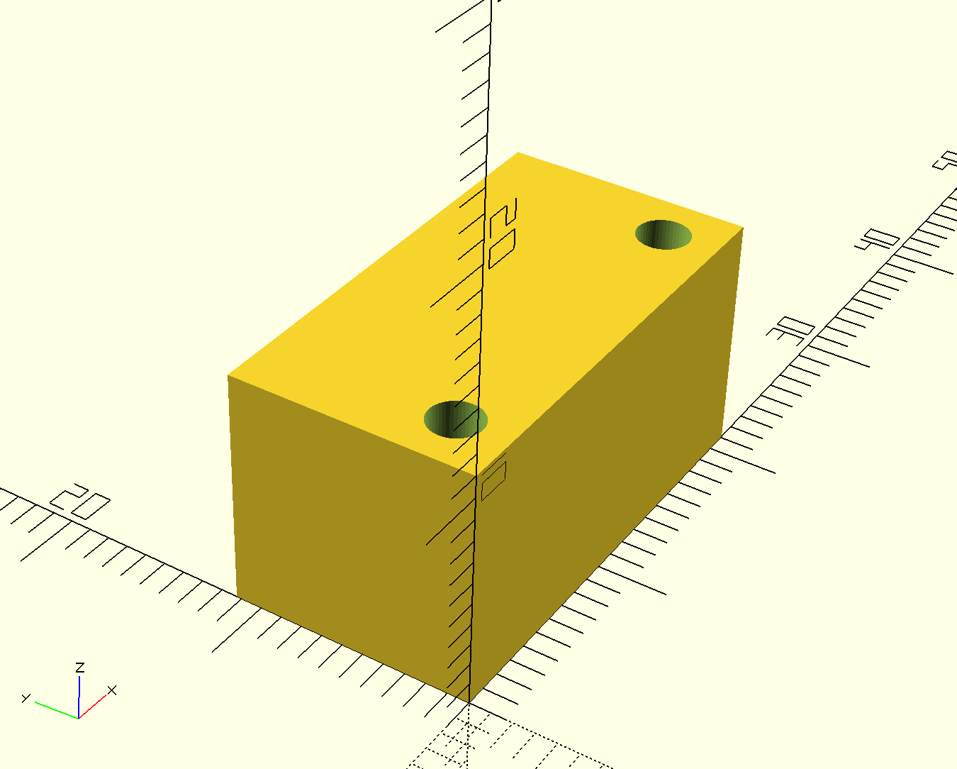 MPU6050 support block