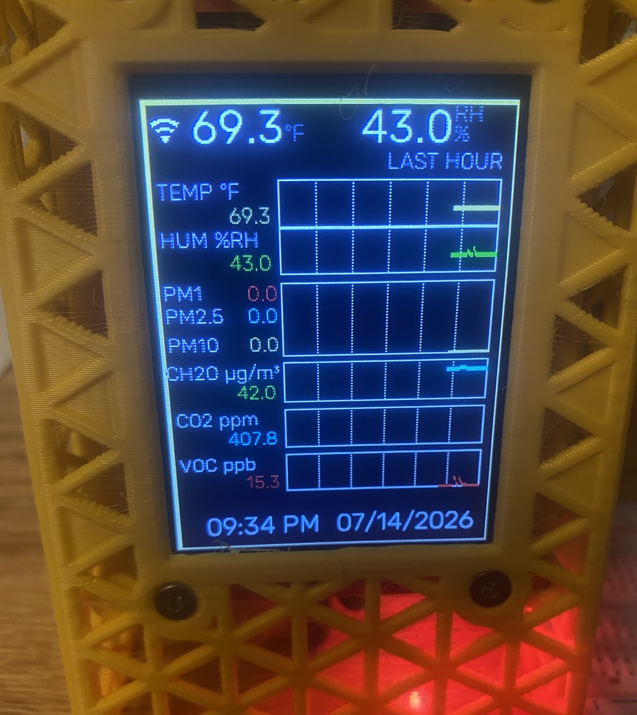 My 3D Printer Emission Sensor Array (Sensorbox v2)  Serial Carrier and Code Remix — thumbnail 8