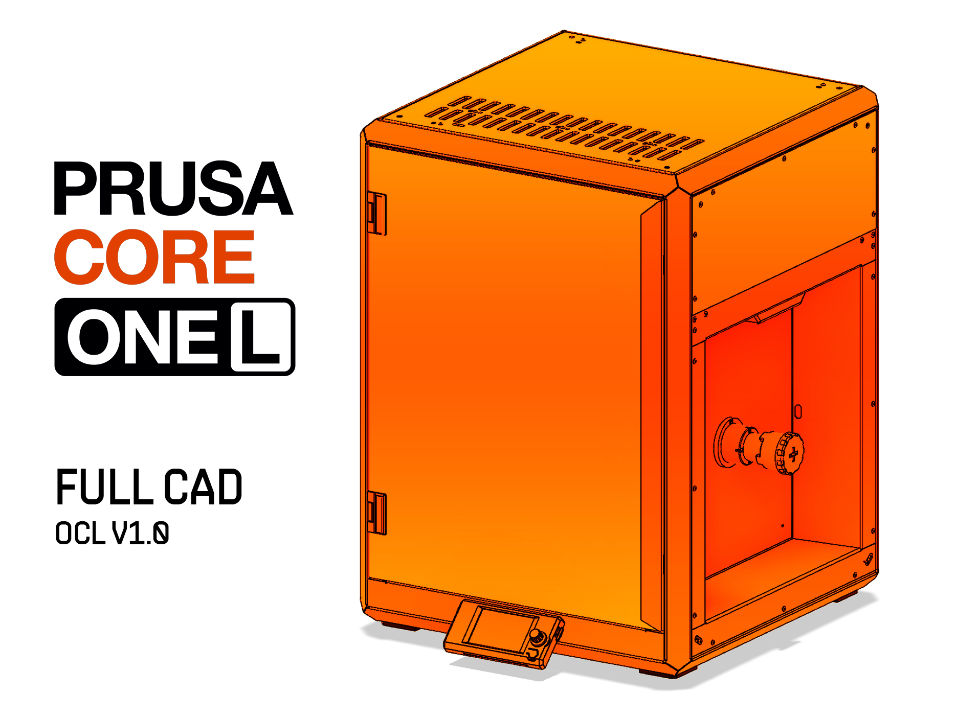 Prusa CORE One L - Full CAD Assembly