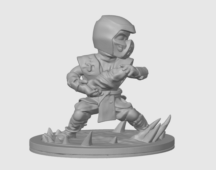 Diorama Sub-zero ( Mortal Combat) — miniatura 2