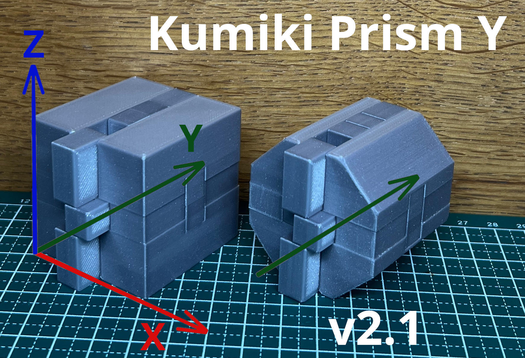 Kumiki cube - prism Y