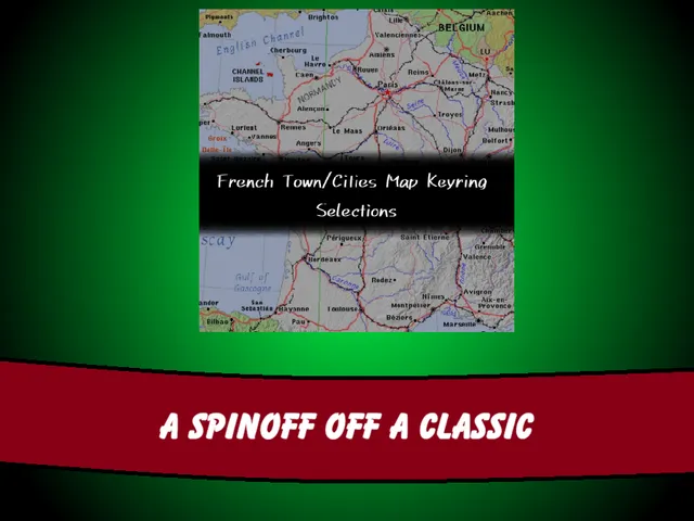 Terrain map of France