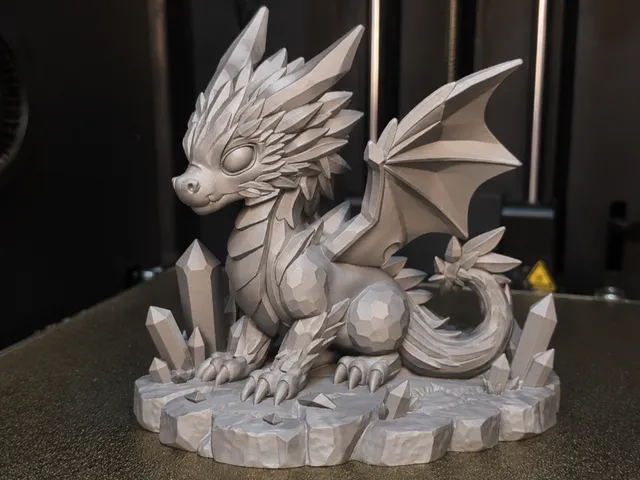 Crystal dragon cute