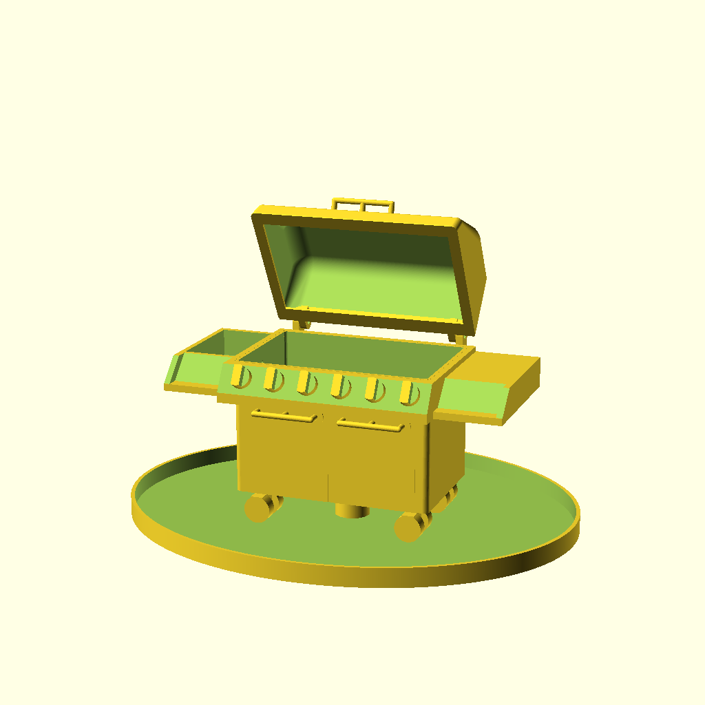 Model of BBQ Grill