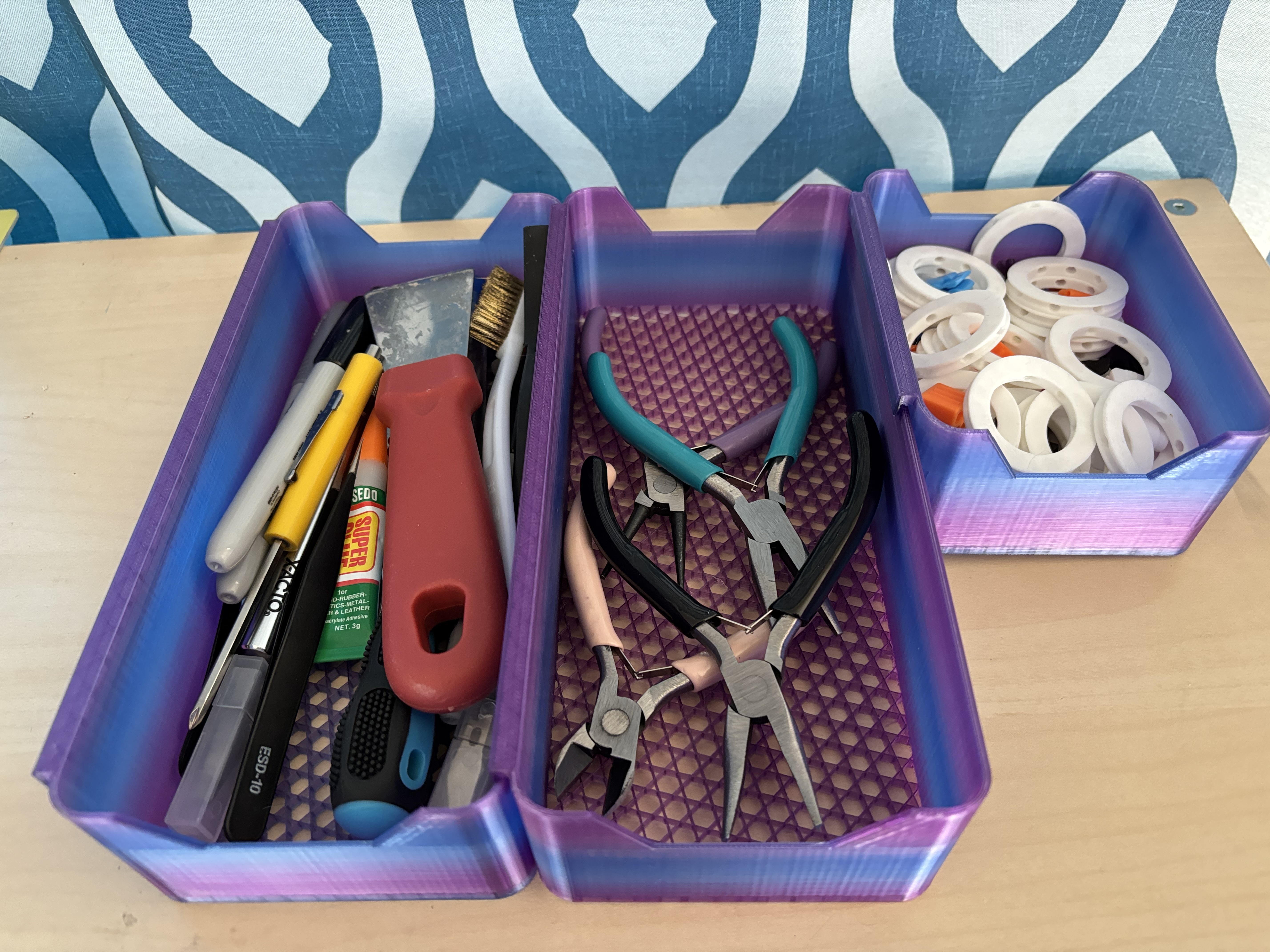 Printer or Drawer storage baskets — thumbnail 3