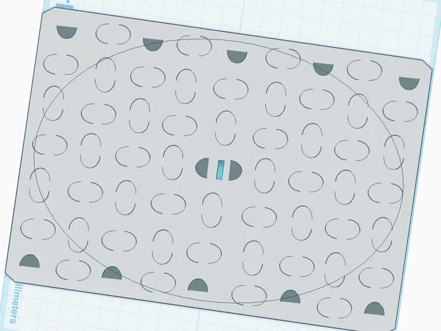 ventilated tray for tupperware