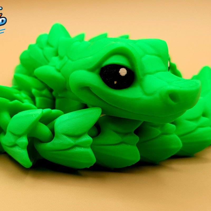 Cartoon Style Fully Articulated Snake by KOGI3D | Download free STL ...