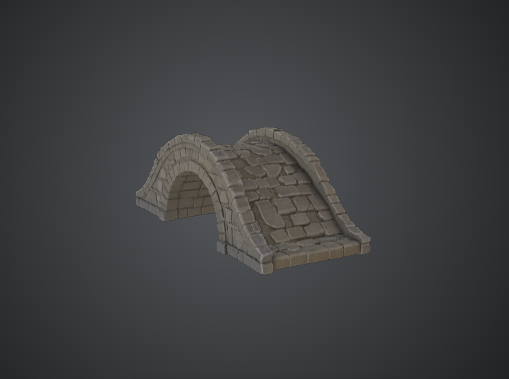 Medieval Stone Bridge – Arched Cobblestone Bridge