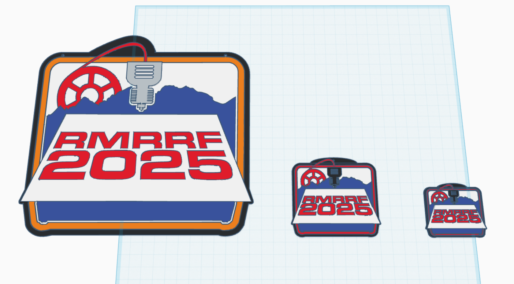 RMRRF 2025 Plaque, Pendant, & Earrings Multi Color
