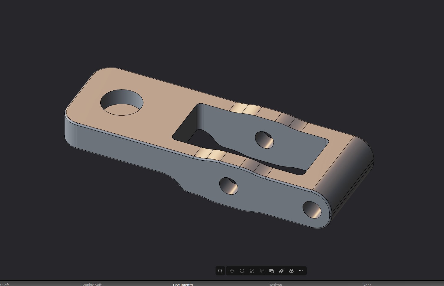 Qidi Plus 4 extruder cantilever arm