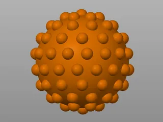 Knobbed Myofascial Release Massage Ball (13 cm)