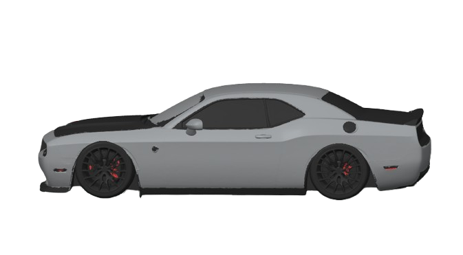 Miniatura 4 do modelo 3D Dodge Challenger SRT Hellcat