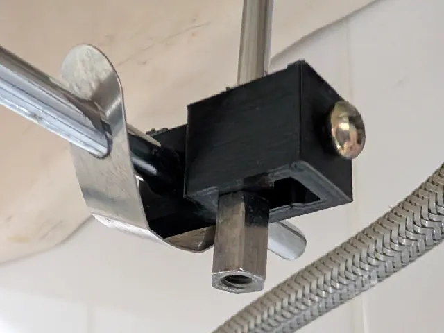 Connector for rods for sink stopper
