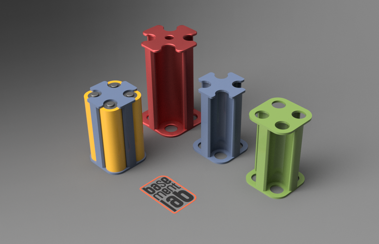 Battery Pack Holders 4x AA/18650 - Supporti batterie 4x AA/18650