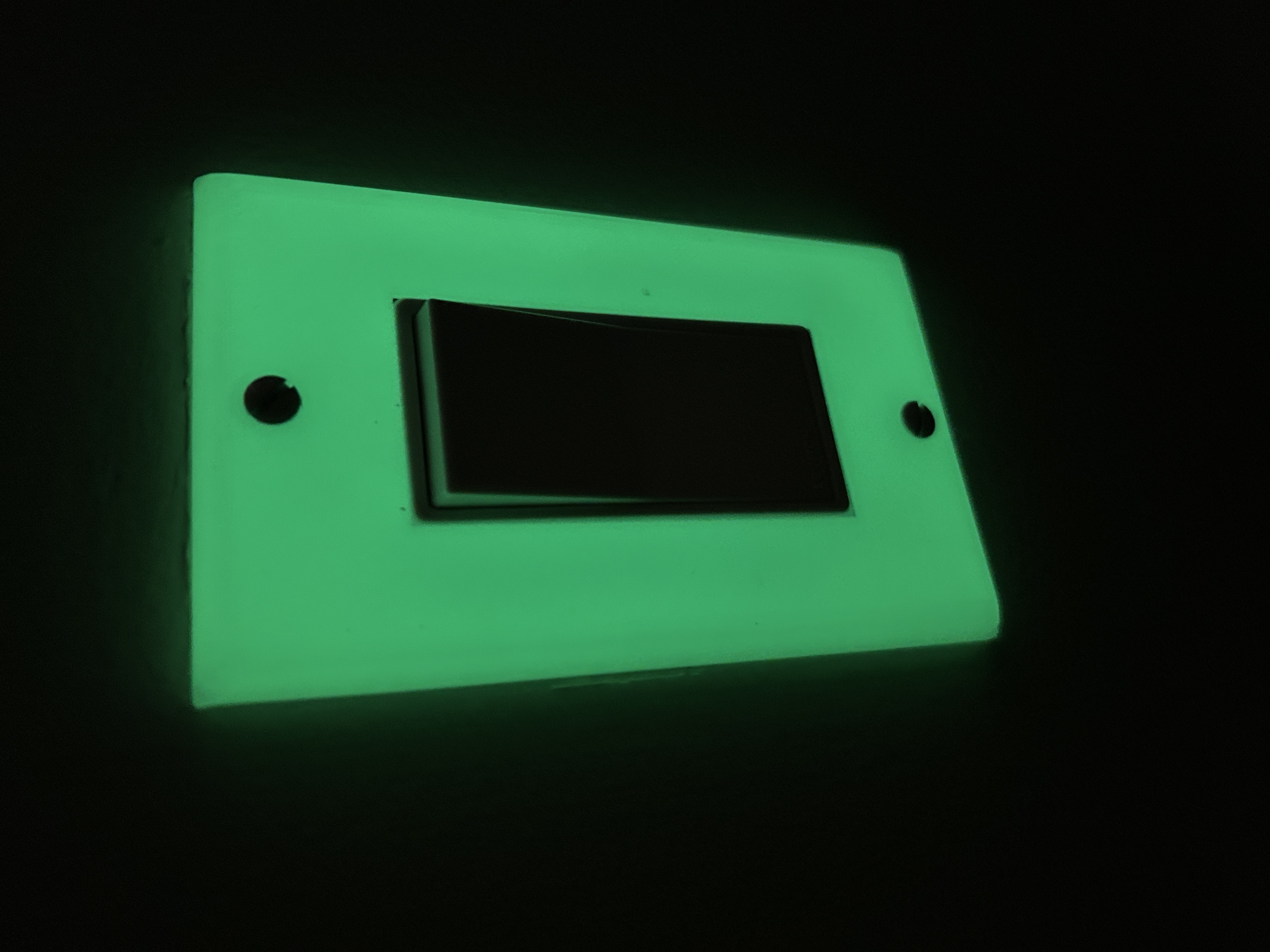 Light switch plate