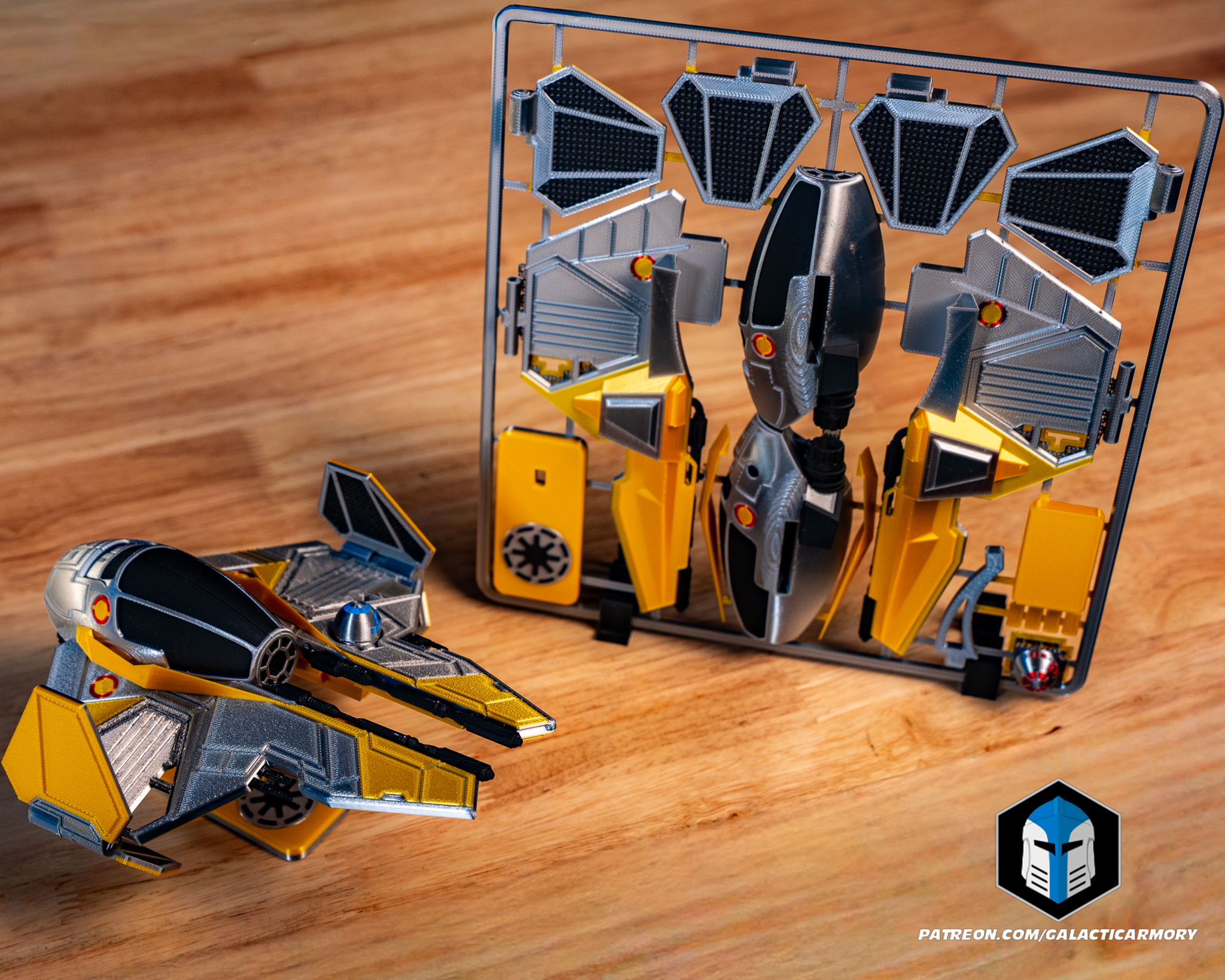 ETA-2 Jedi Starfighter Kit Card - 3D Print Files
