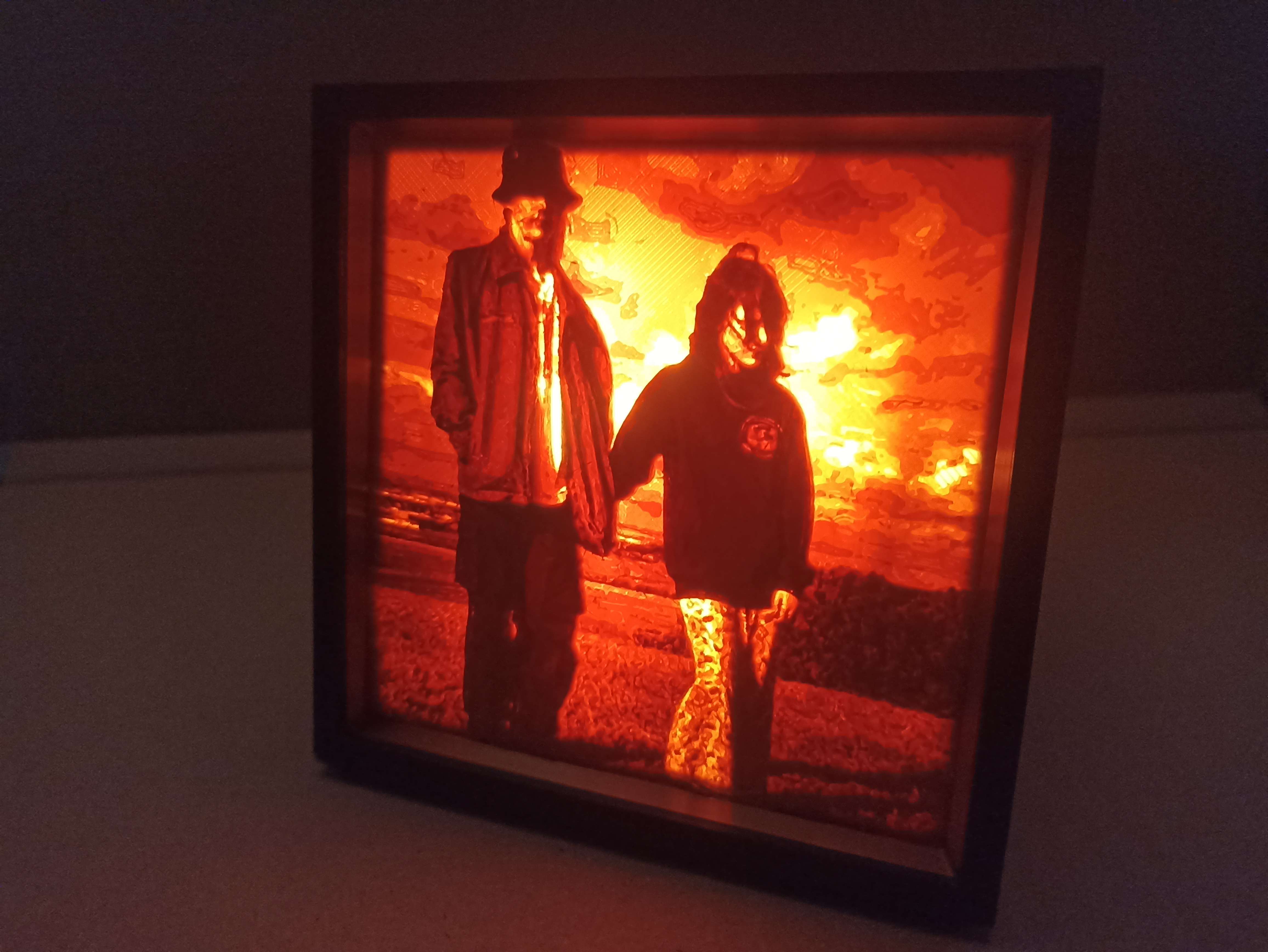 Lithophane projector