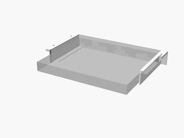 Under-cabinet rest for Salter kitchen scales (fits a 32 mm downstand)