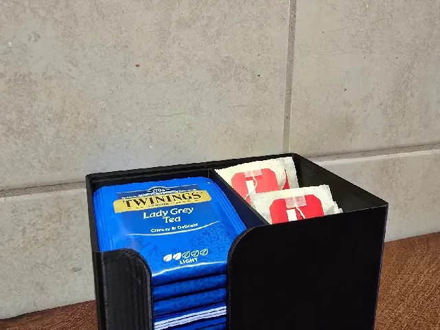 Gridfinity Tea Bag Dispenser and Organizer Box