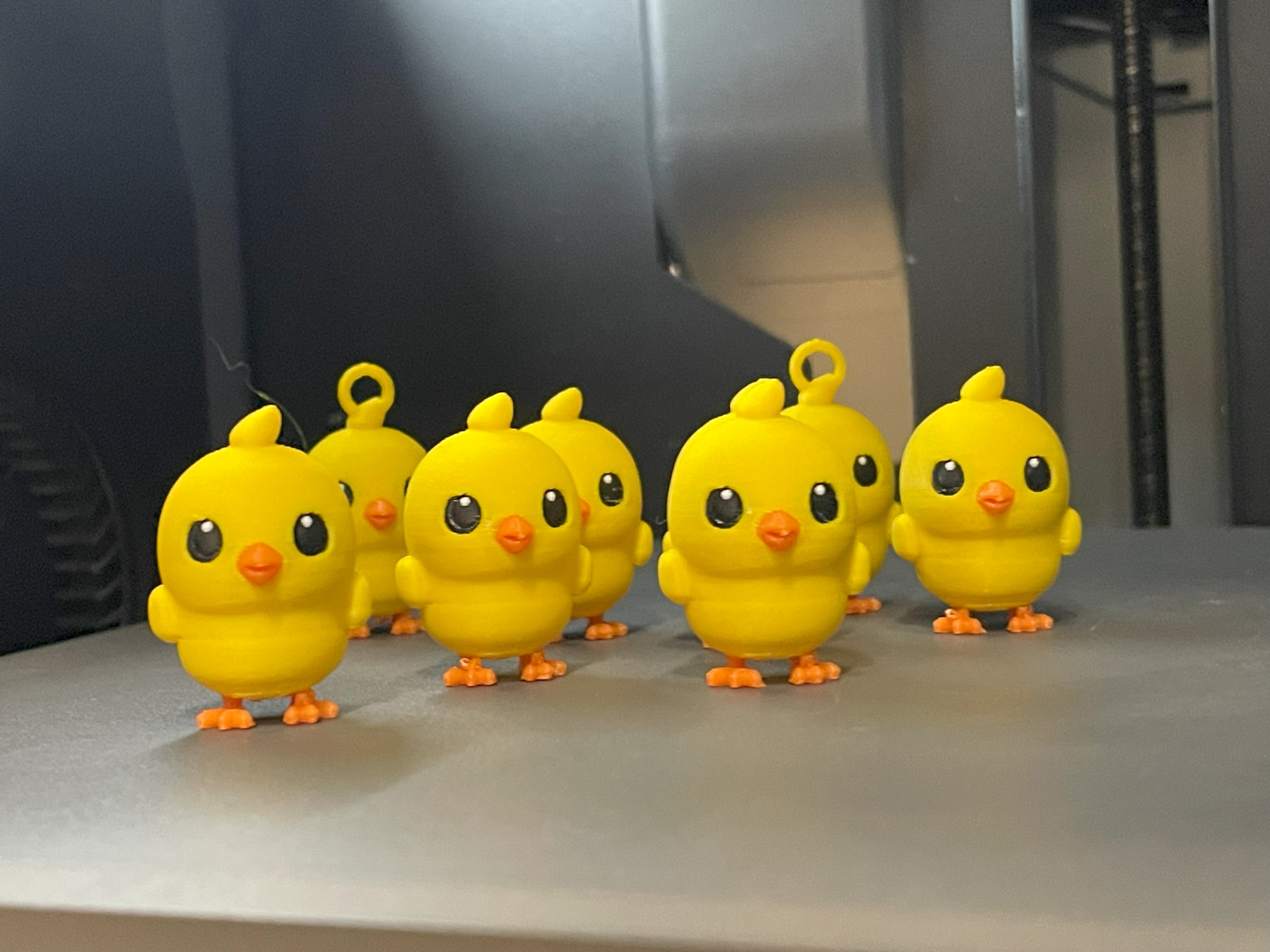 Miniatura 4 do modelo 3D Cute Easter Chicks