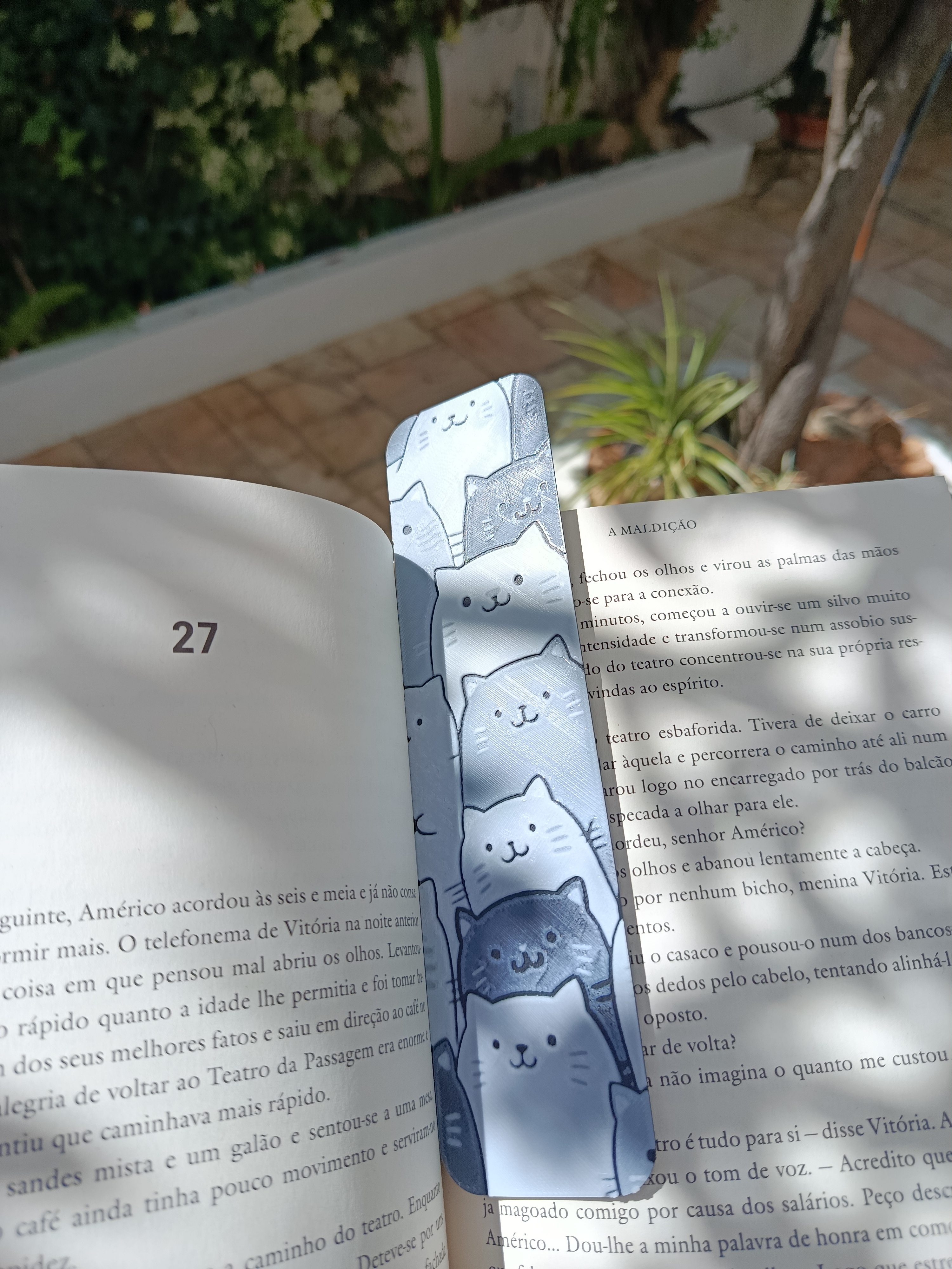 Cat bookmark Hueforge — miniatura 2