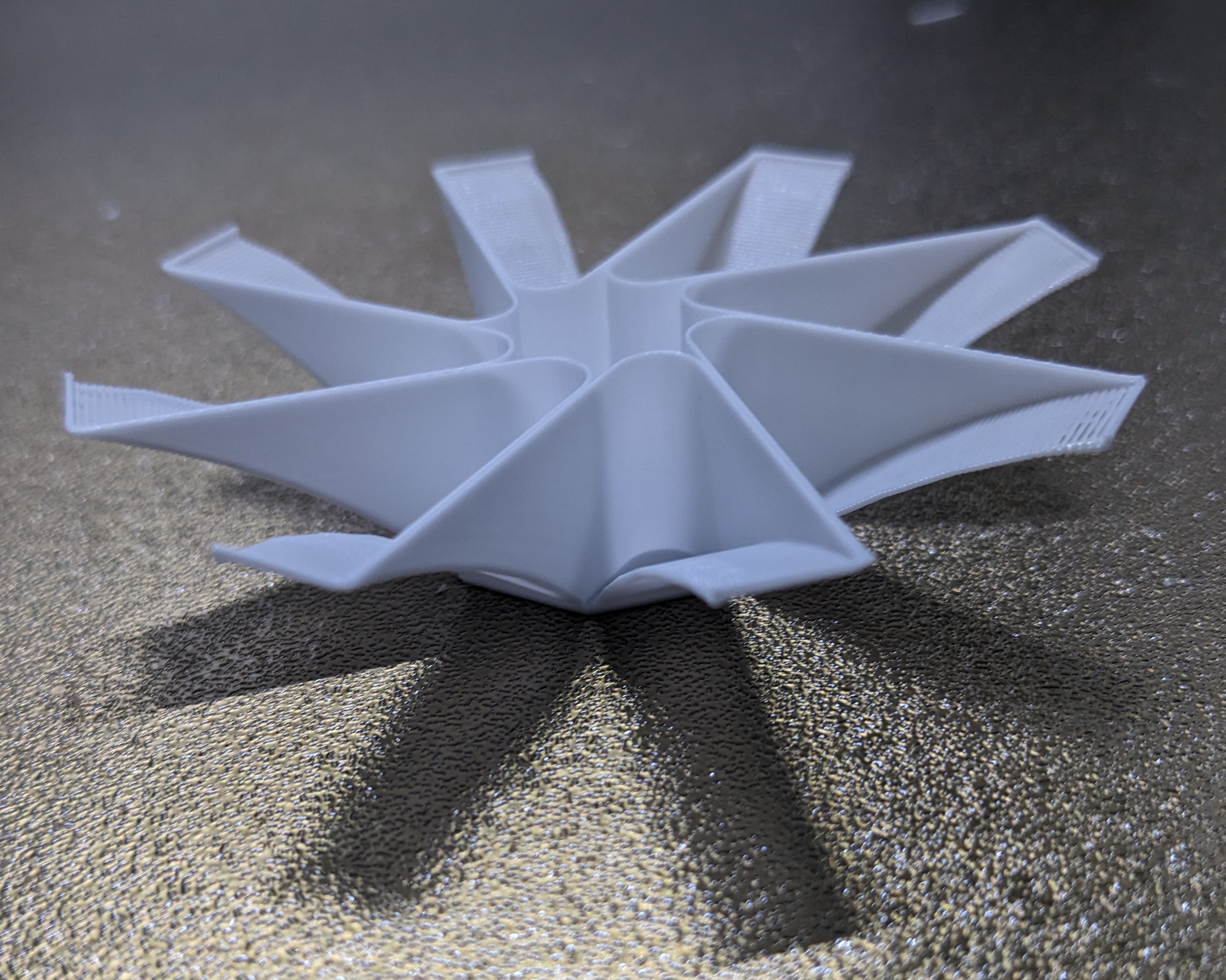 overhang flower – vase mode