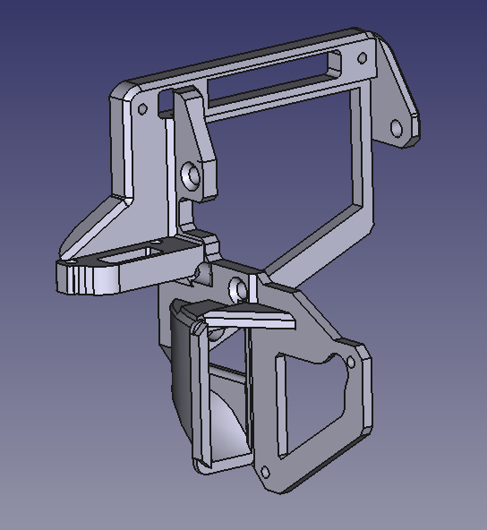 Miniatura 3 do modelo 3D Close Z probe bracket