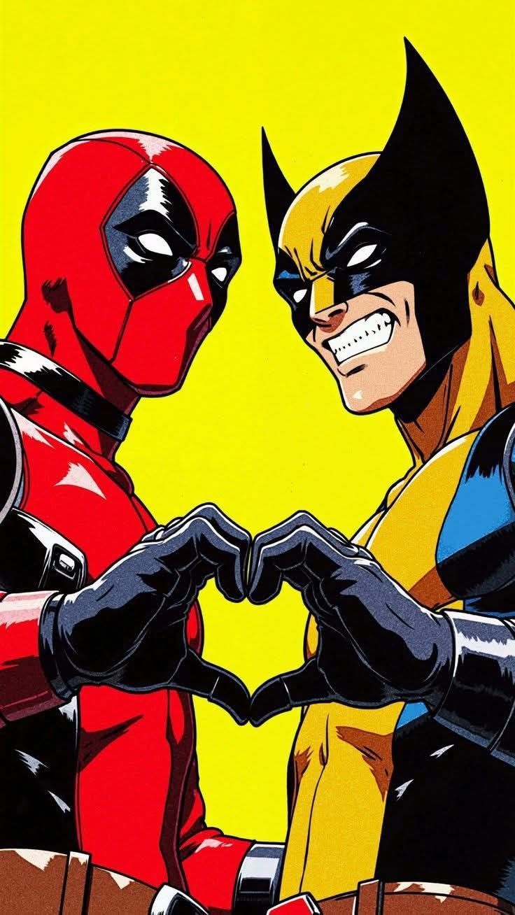 Deadpool & Woolverine Heart