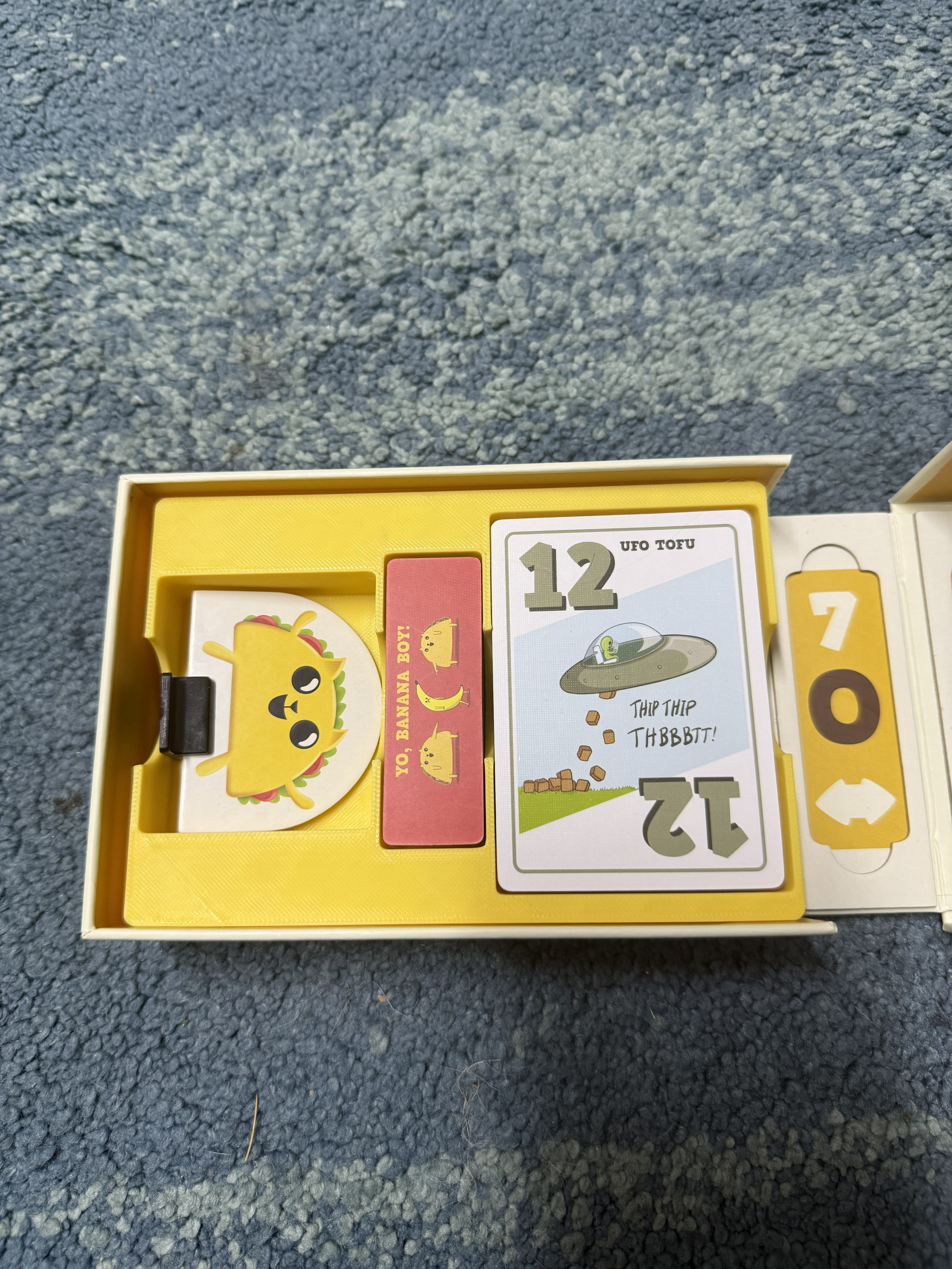 Tacocat spelled backwards box organiser
