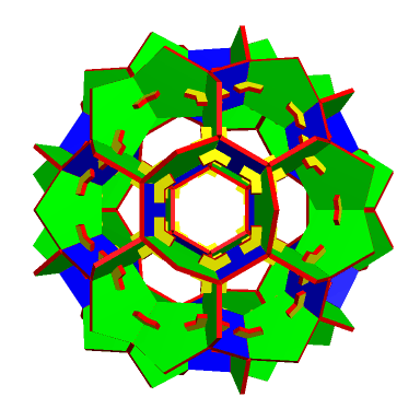 180 Part Holden Truncated Icosahedron Polysurface