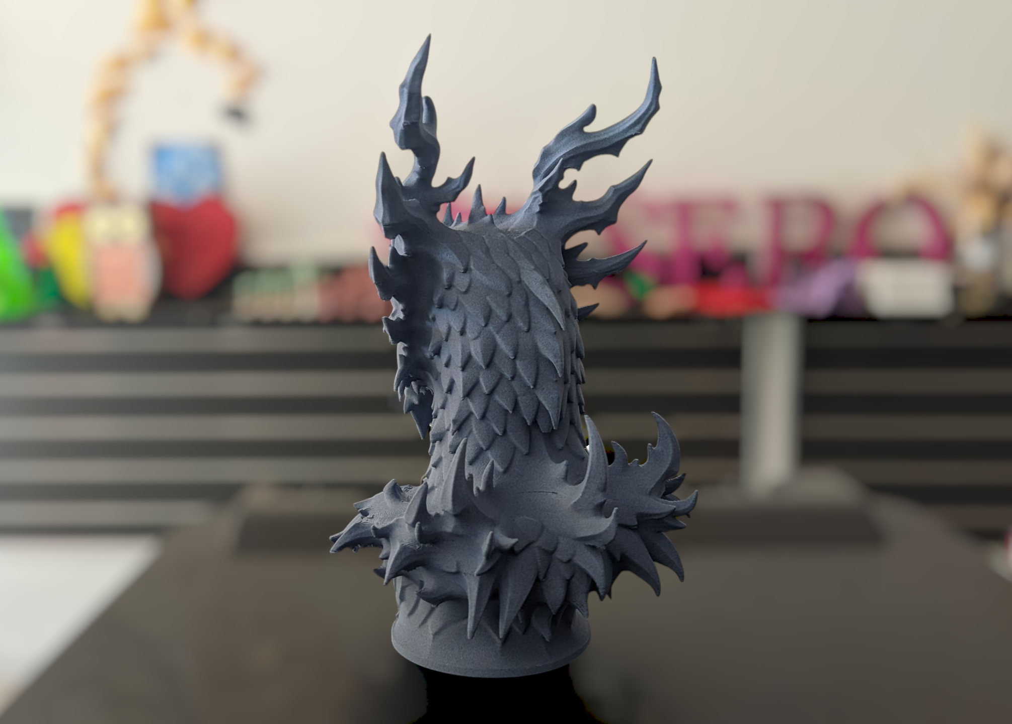 Miniatura 4 do modelo 3D Shadow Dragon Bust