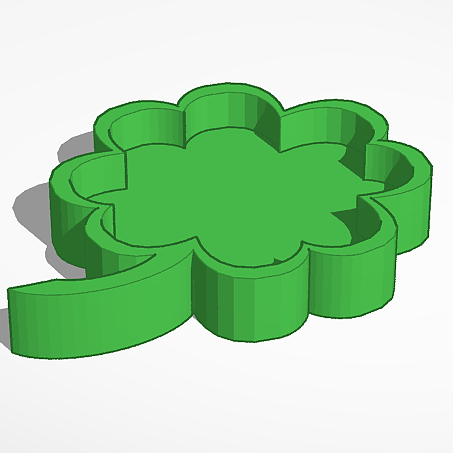 Four leaf clover Tray by Cadberry3 | Download free STL model