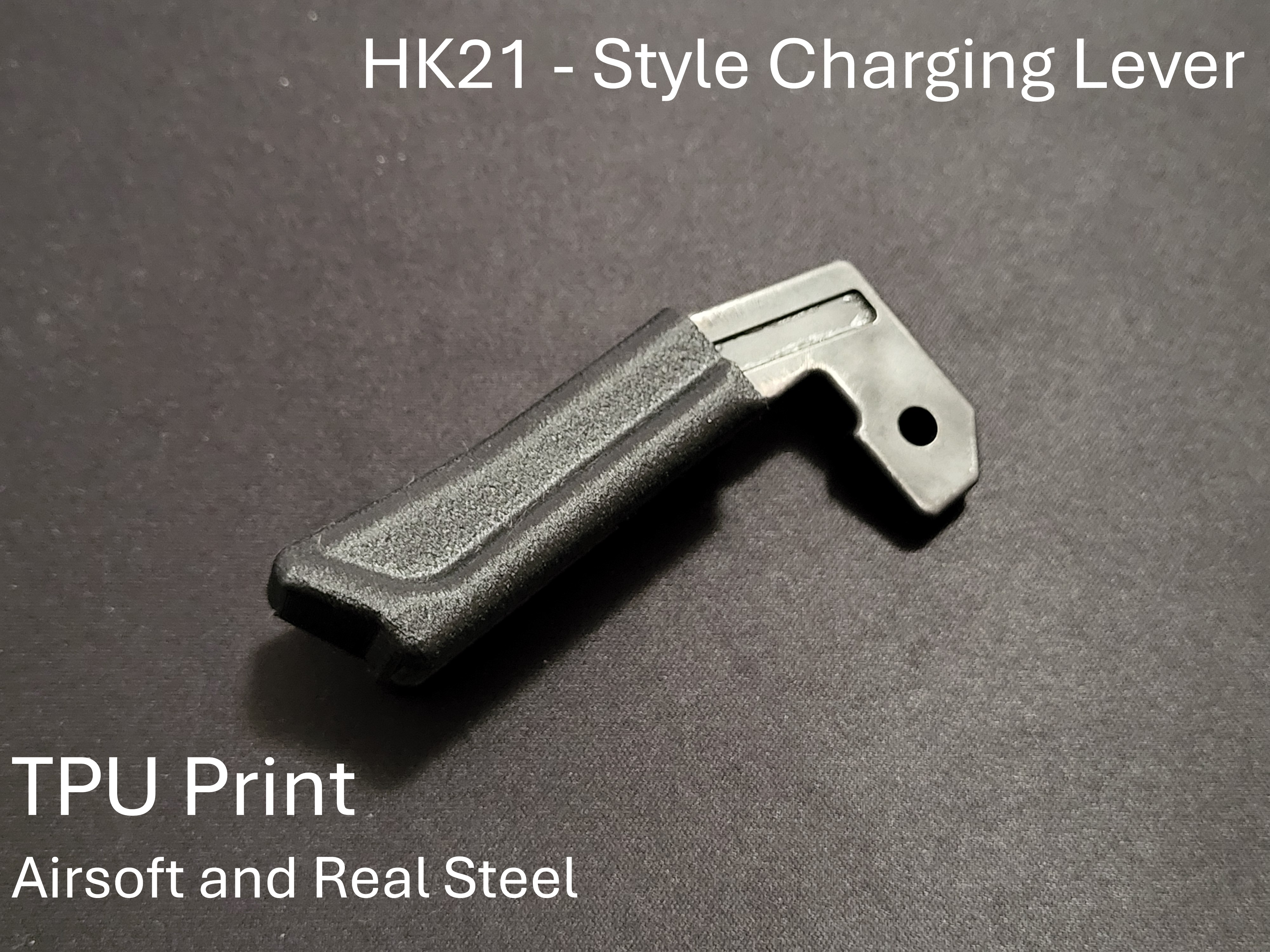 HK21 - Style Charging Lever -Airsoft & Real Steel - Free Download
