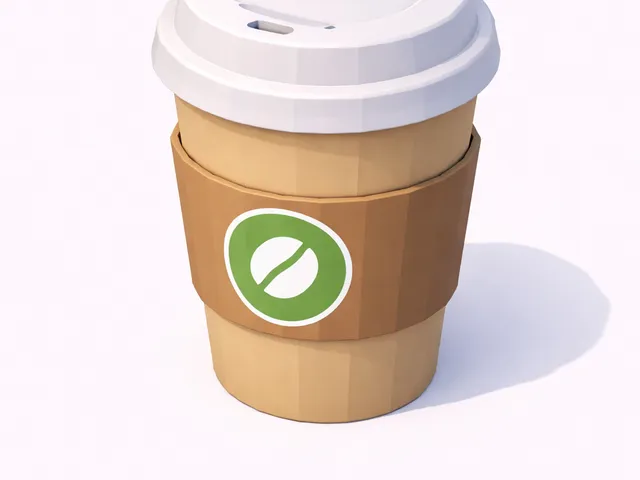 Low Poly Takeaway Coffee Cup