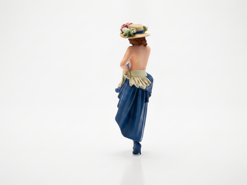 Dancing Lady Figurine Victorian Style 3D Printable