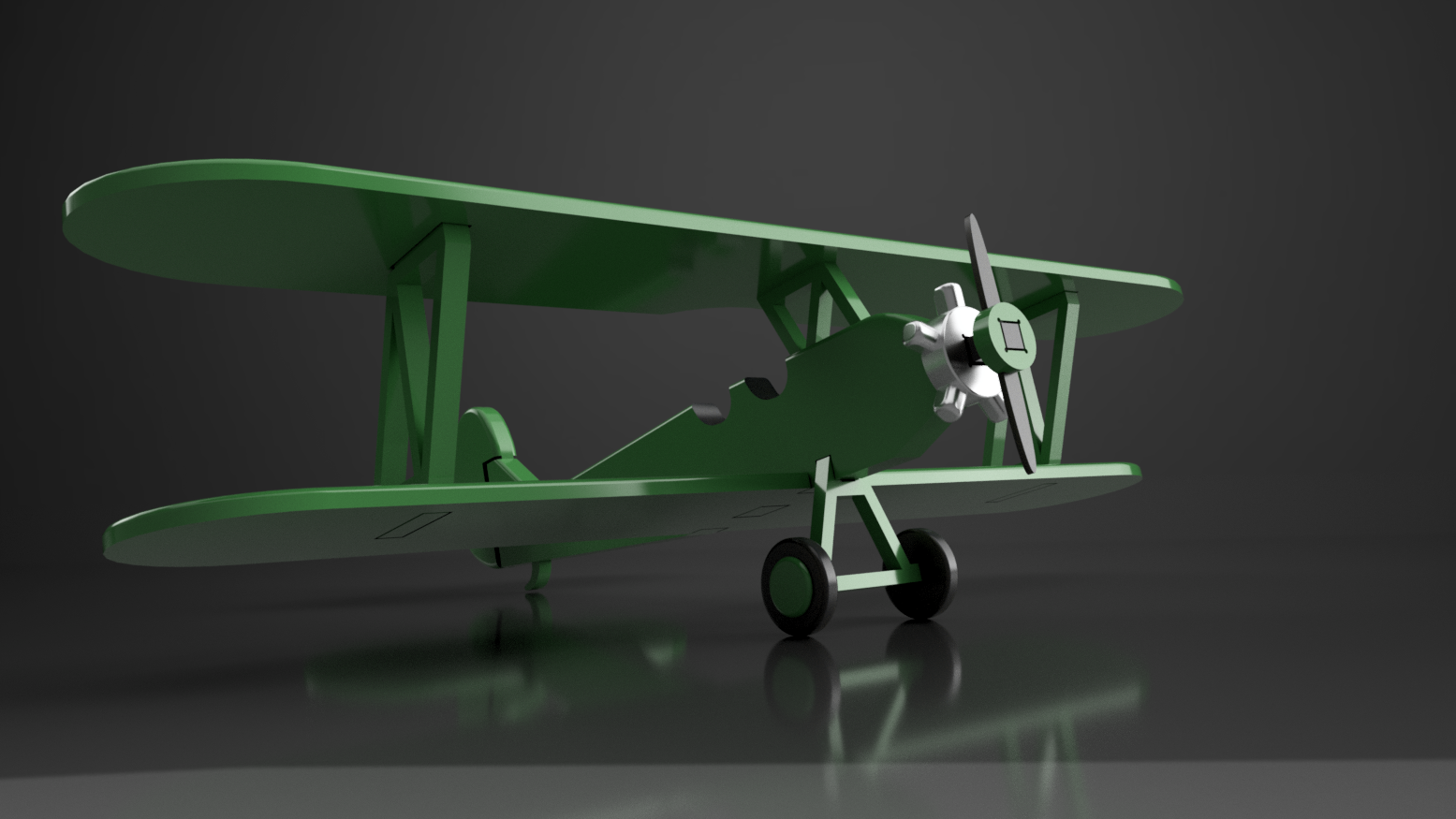 Po-2 plane kitcard / По-2 самолет рамка