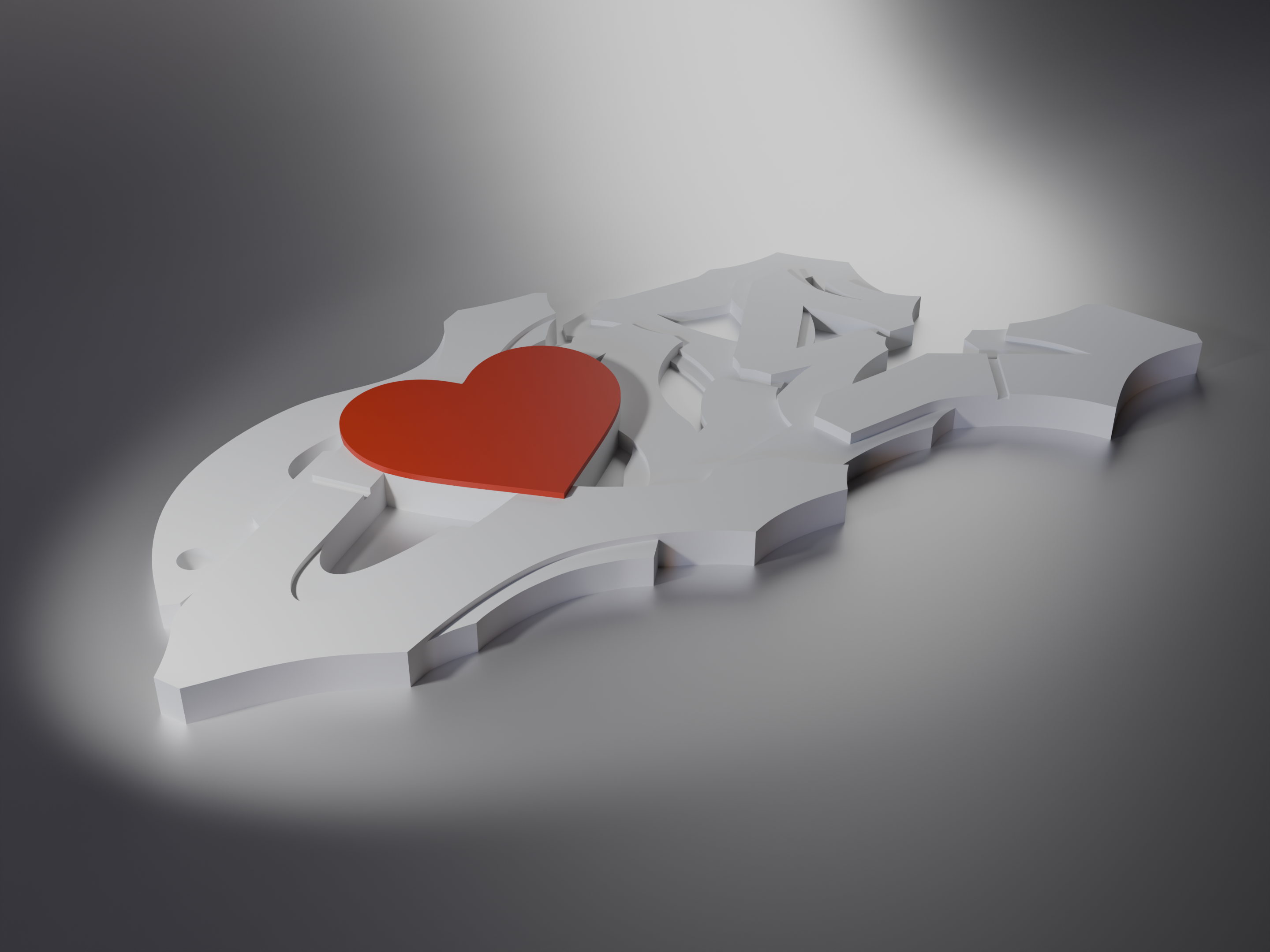 LOVE Graffiti Keychain – Valentine’s Day Gift