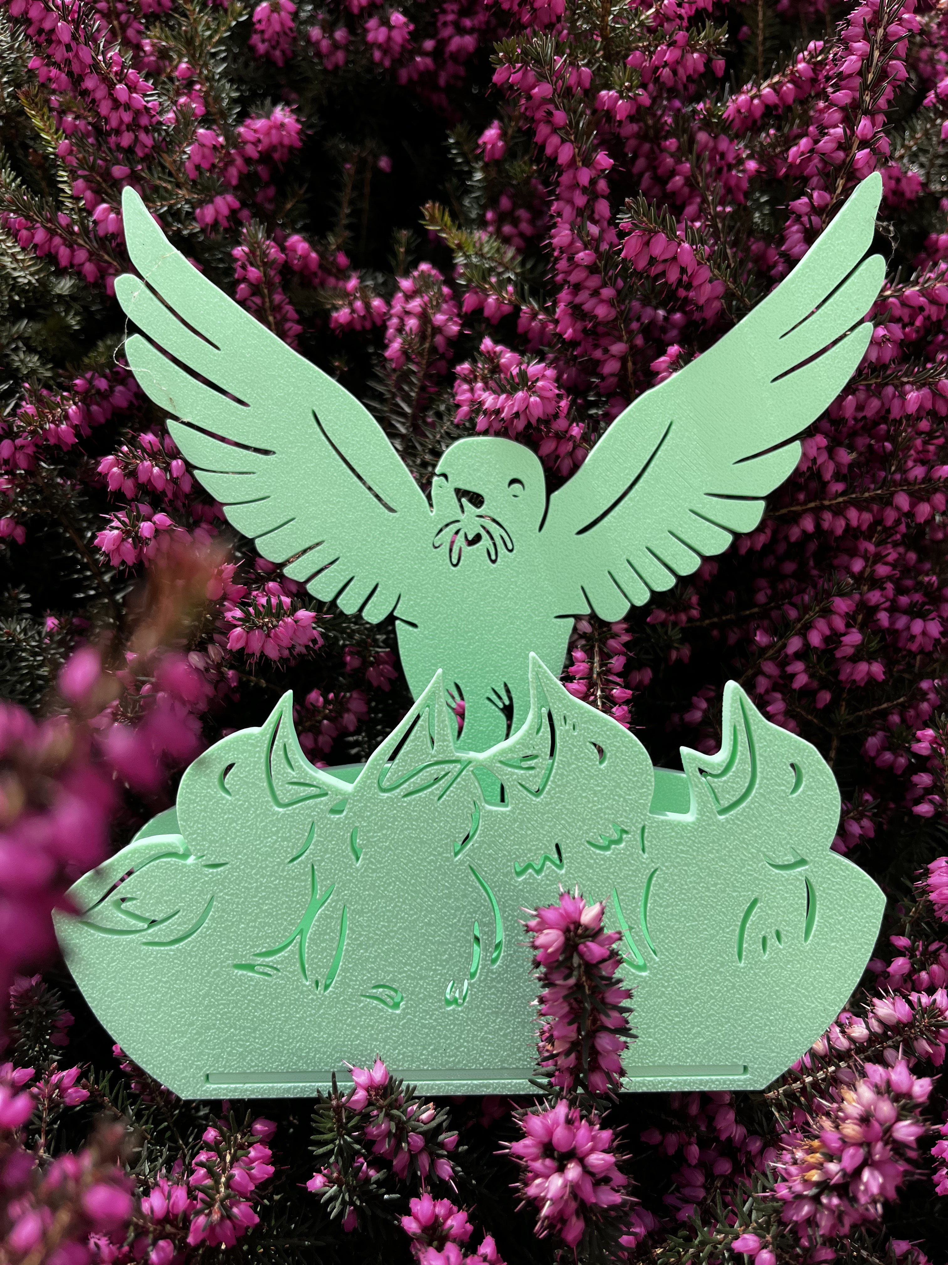 Bird nest napkin holder -  no supports
