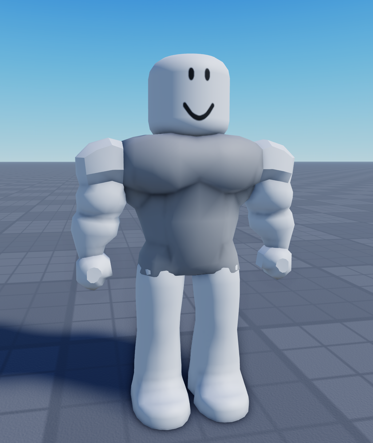 Blank Strong Roblox Character
