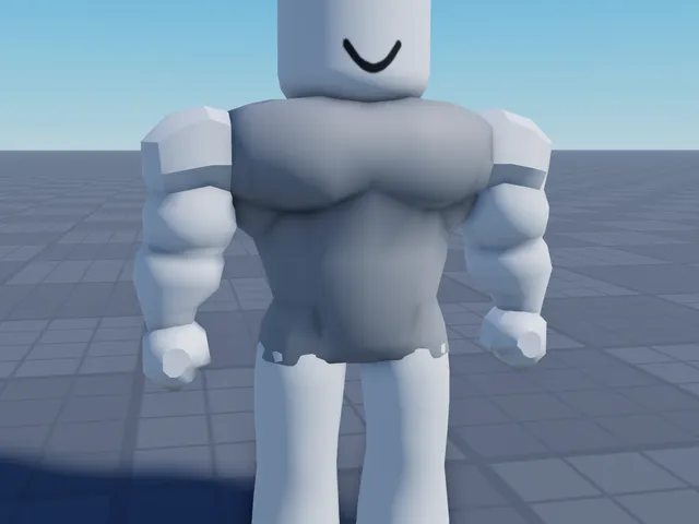 Blank Strong Roblox Character