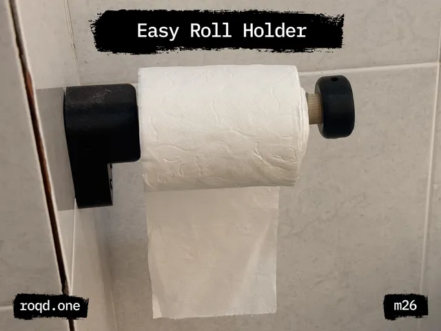 Toilet Paper Holder for 20 mm Wooden Dowel