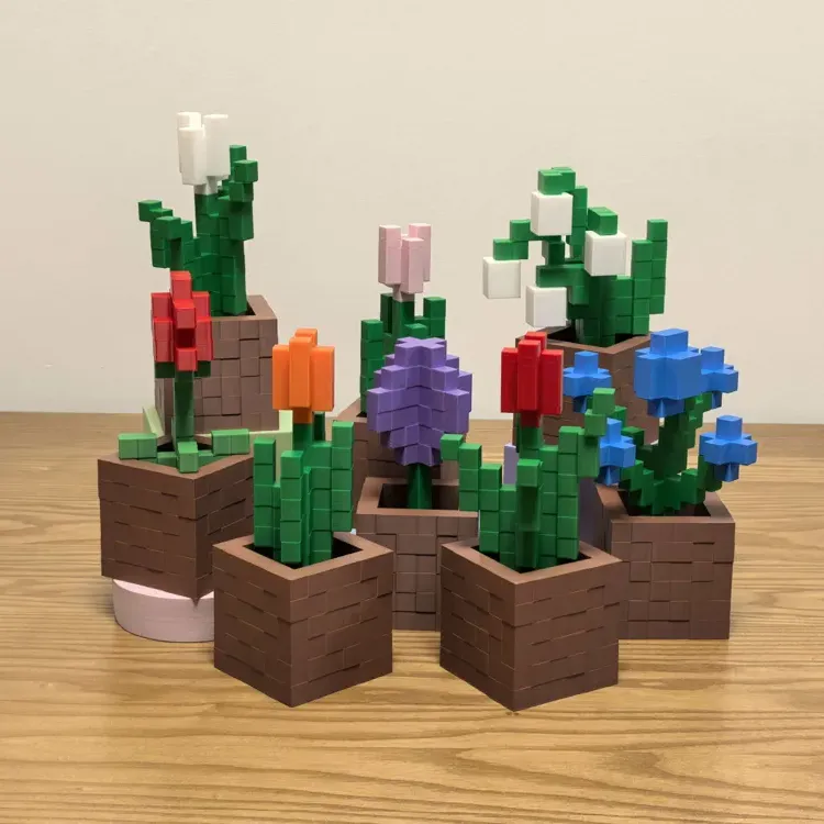 Minecraft Flower 1.0 – Minecraft Flower Series by PrintCraftWorks ...