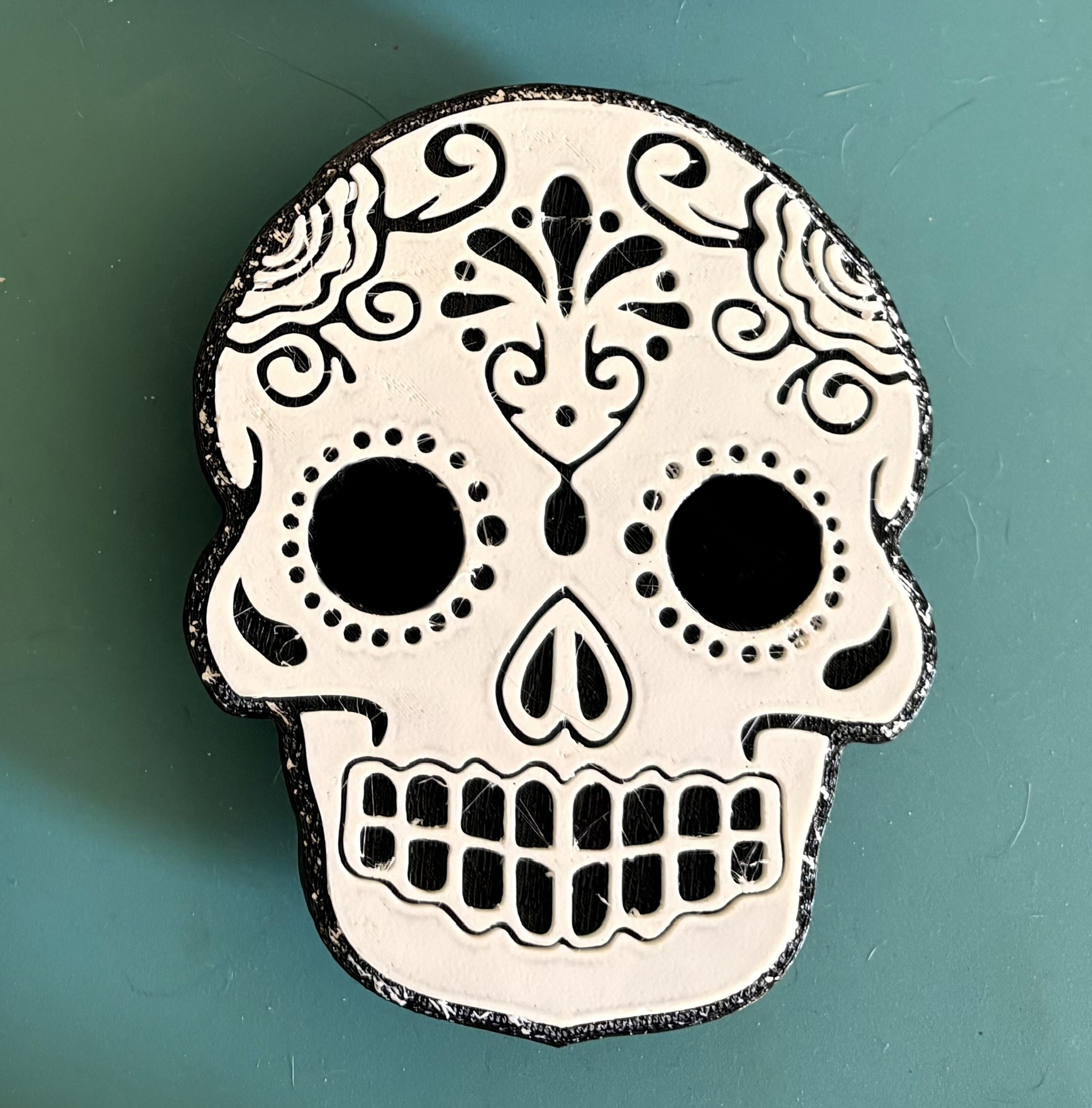 Sugar Skull Stud