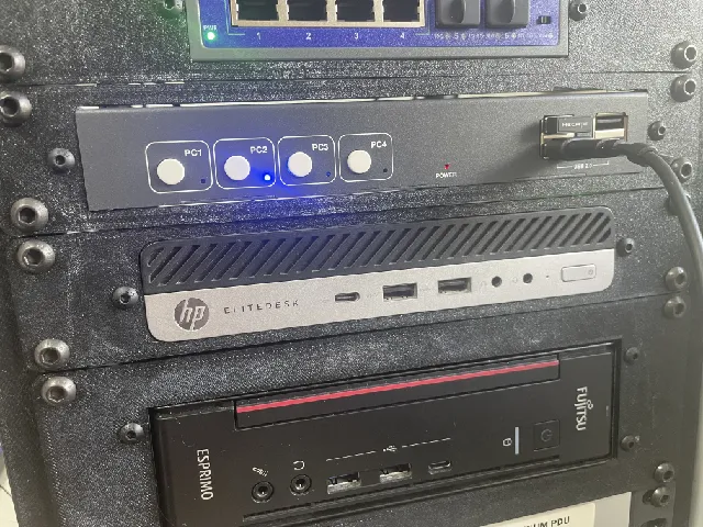 10 inch HP Elitedesk mini PC