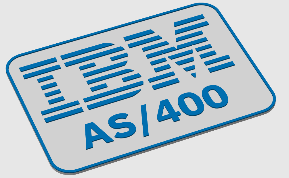 IBM AS/400 sign