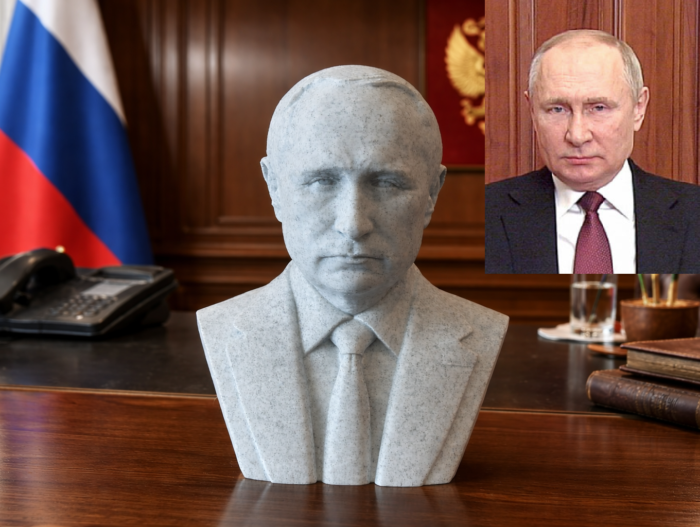Vladimir Vladimirovitch (Poutine) Putin -  Bust