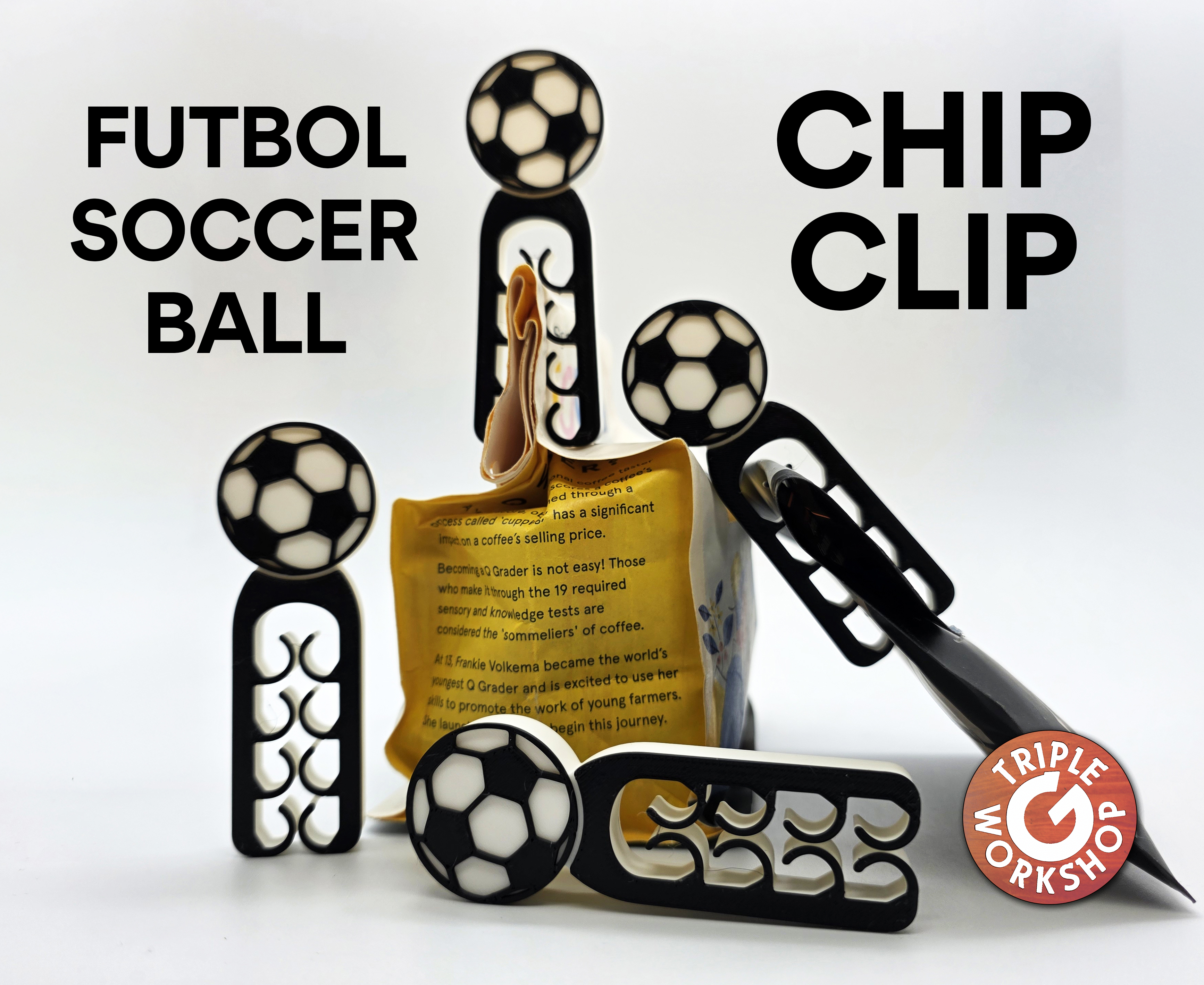 Futbol / Soccer Chip Clip