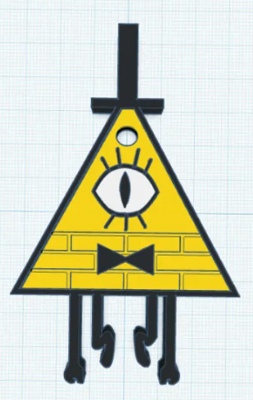 Bill Cipher keychain — thumbnail 2