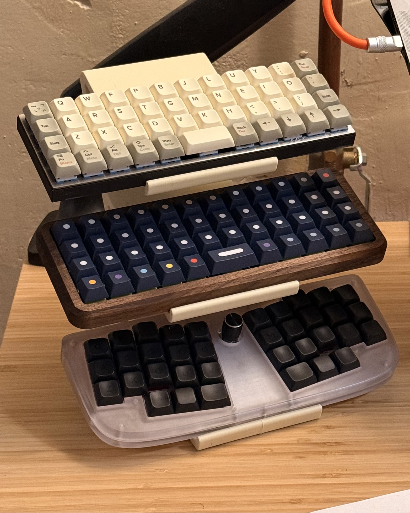 Triple Keyboard Display Stand — miniatura 2
