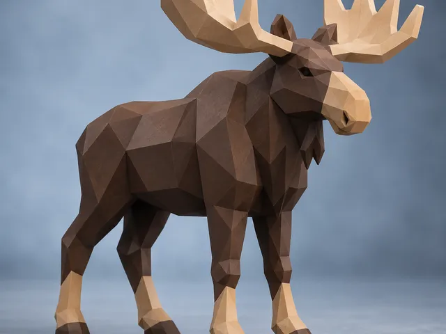 Low Poly Moose